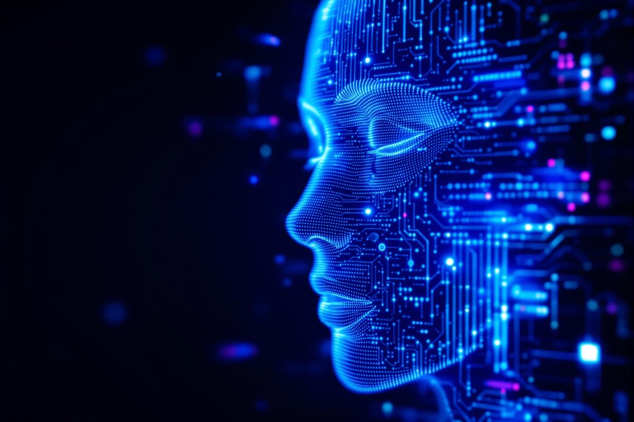 AI换脸深度伪造技术概念图，涉及明星不雅视频事件